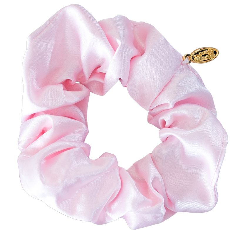 Scrunchie sateng large powder pink