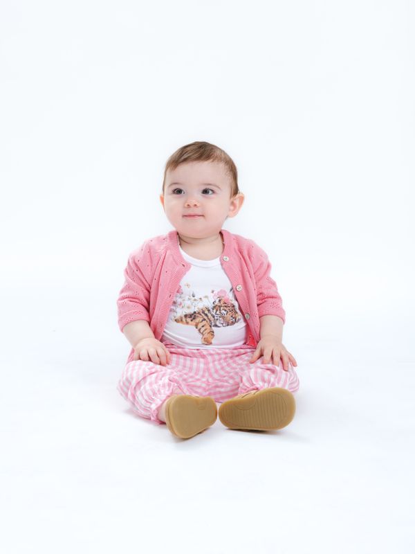 Hust & Claire Cillja cardigan flamingo