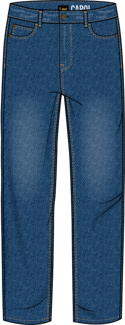 Hovedbilde LEE Carol straight jeans mid ...