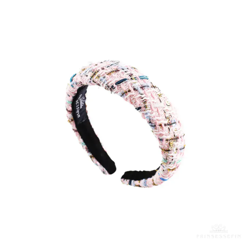 Prinsessefin Helena headband tweed pink