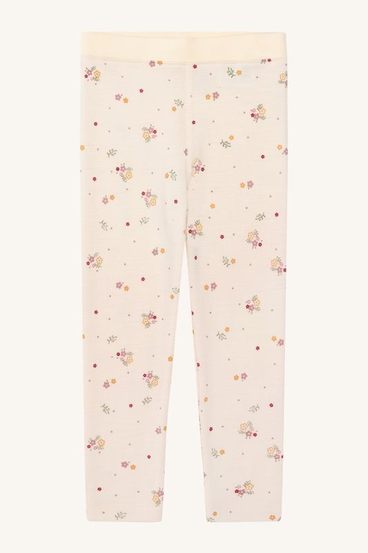 Hust & Claire Liro leggings ull flora offwhite