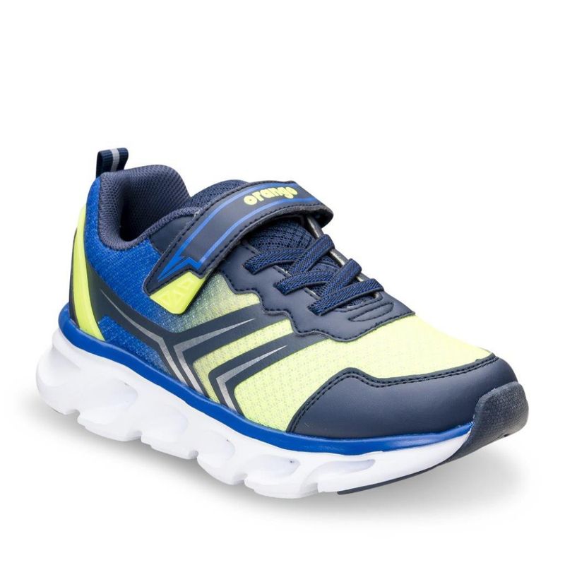 Orango blinkesko lime/royal