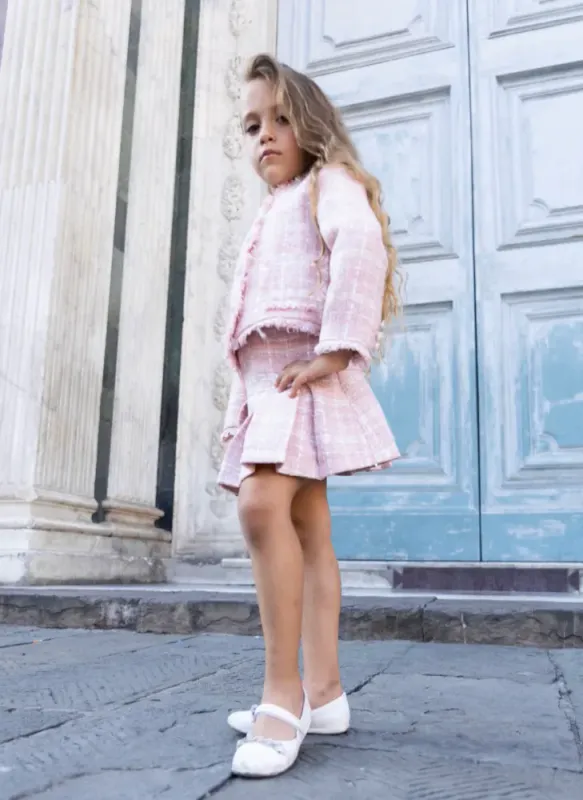 Prinsessefin Mathilde tweed jacket quartz