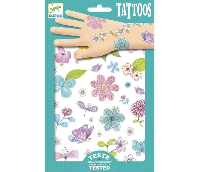 Hovedbilde Djeco tattoveringer blomster