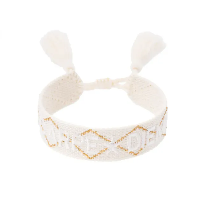 Hovedbilde Dark woven bracelet vanilla ...