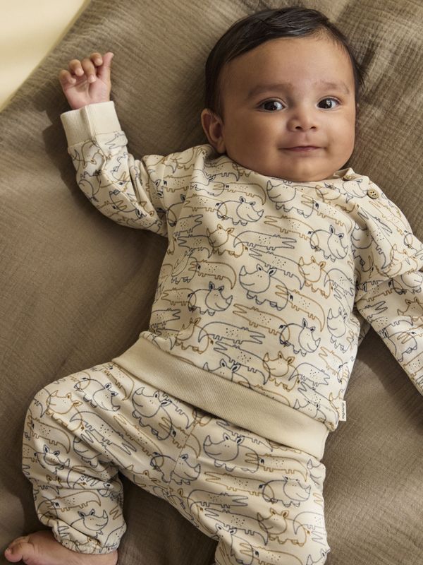 Minymo sweater white swan