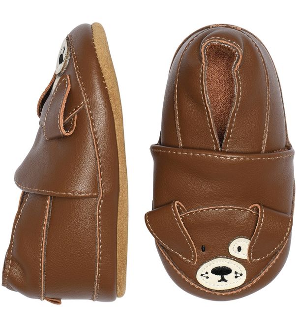Hovedbilde Melton tøfler Dog cocoa brown