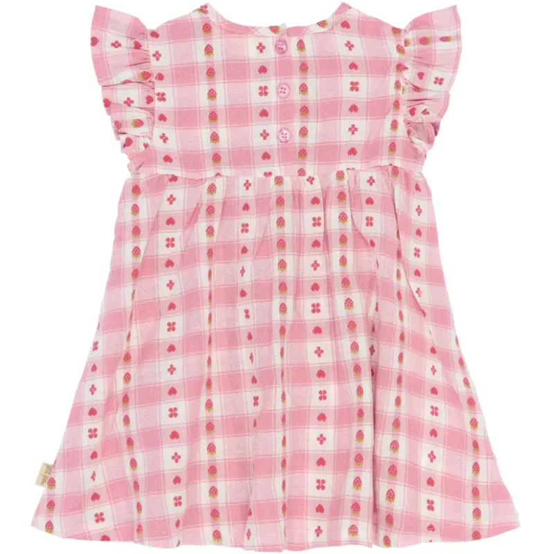 Petit Piao Elba ss dress dusty rose
