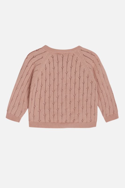 Hust & Claire Cleo cardigan desert red