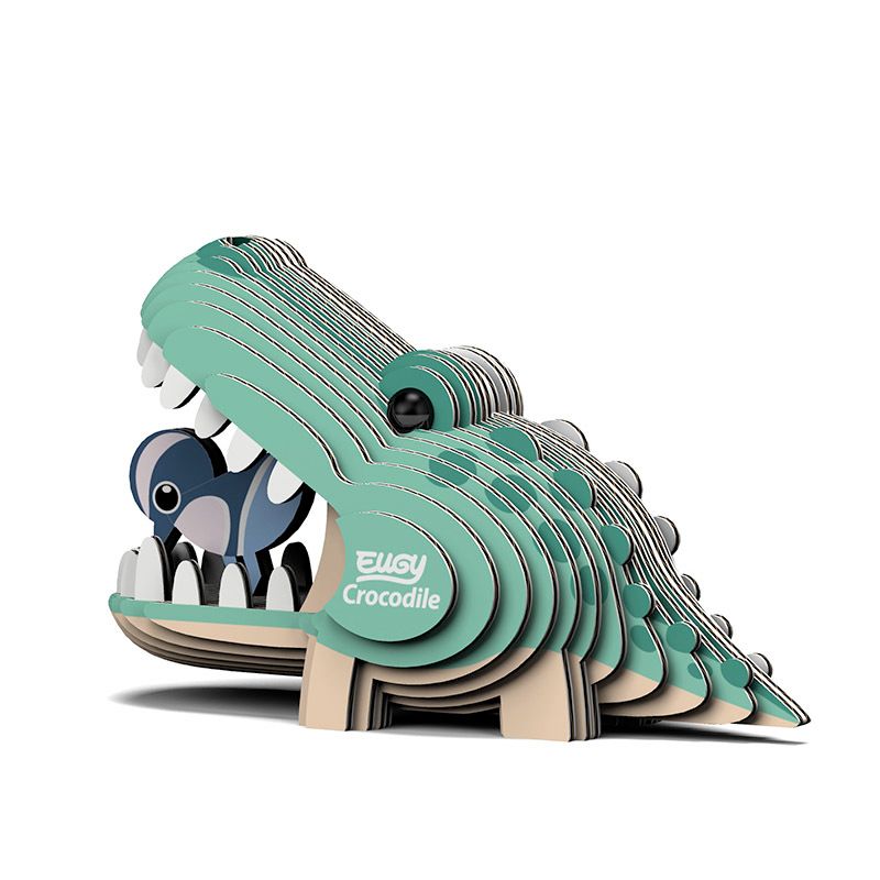 Eugy 3D byggesett crocodile
