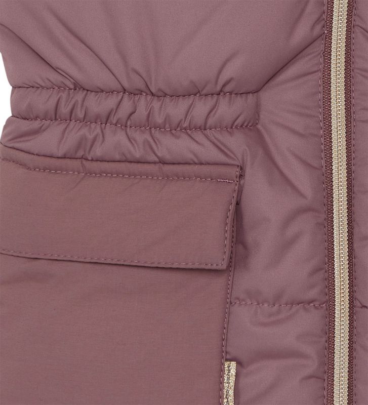 Hust & Claire Emily vest plum wine