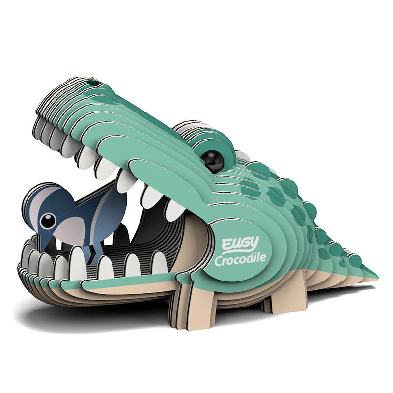 Eugy 3D byggesett crocodile