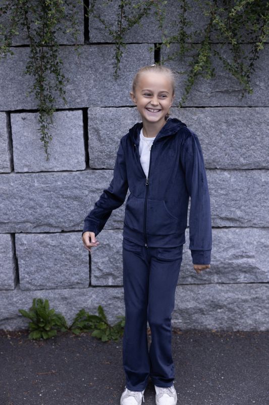 Vilje & Ve Hermine velour jakke navy 